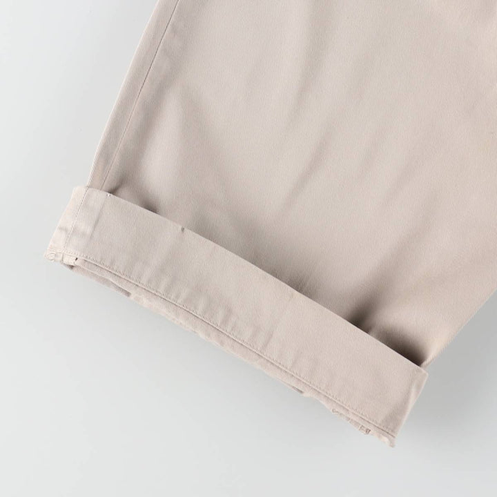 Ralph Lauren POLO by Ralph Lauren Two-pleat Chino Pants for Men, W37 cotton Beige type Vintage Second Hand