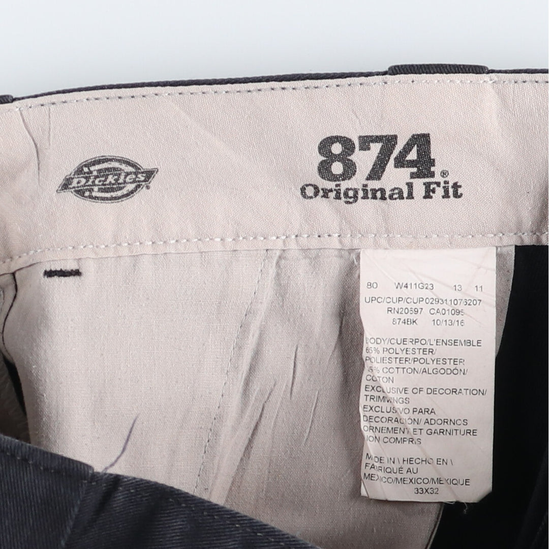 Dickies 874 Original Fit Work Pants Men's W32 equivalent / eaa504023