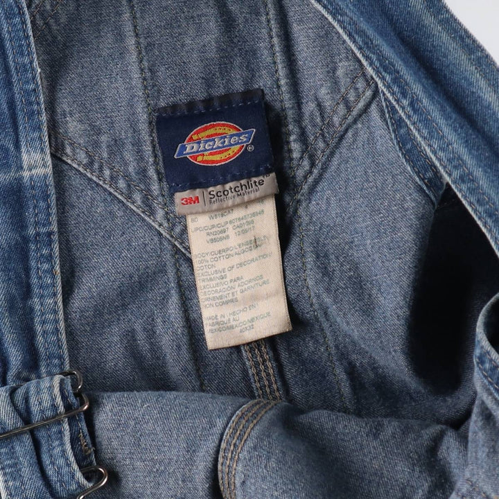 Big size Dickies Scotchlite denim overalls for men, equivalent to W38 / eaa504036