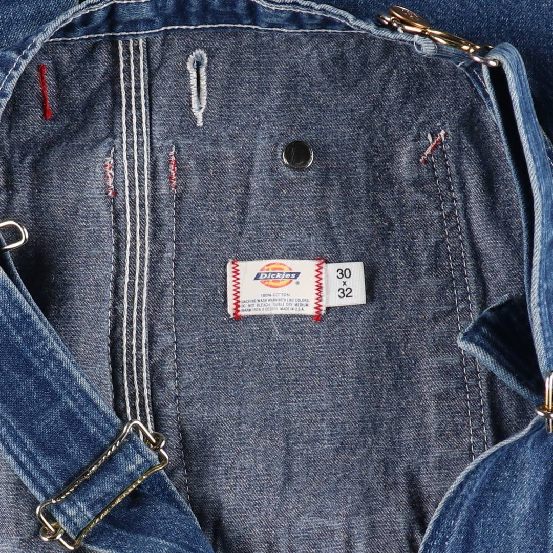 90'S Dickies denim overalls made in USA, men's w31 equivalent vintage /eaa504040