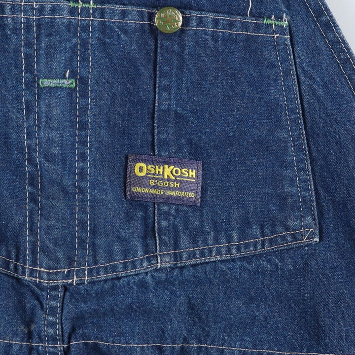 Big size 60s-70'S Osh Kosh denim overalls made in USA men's w43 equivalent vintage /eaa504065