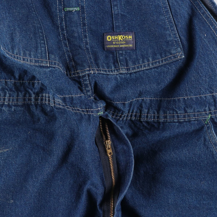 Big size 60s-70'S Osh Kosh denim overalls made in USA men's w43 equivalent vintage /eaa504065