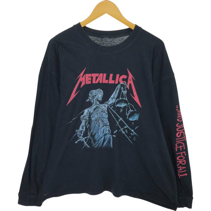 METALLICA Metallica Long T-shirt Band T-shirt Band T Men's XL equivalent /eaa504109