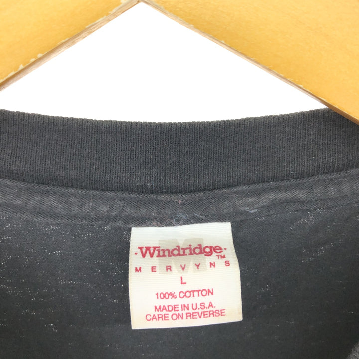 90'S Windridge Plain Pocket Long T-Shirt Long Sleeve T Made in USA Men's L Size Vintage /eaa504119