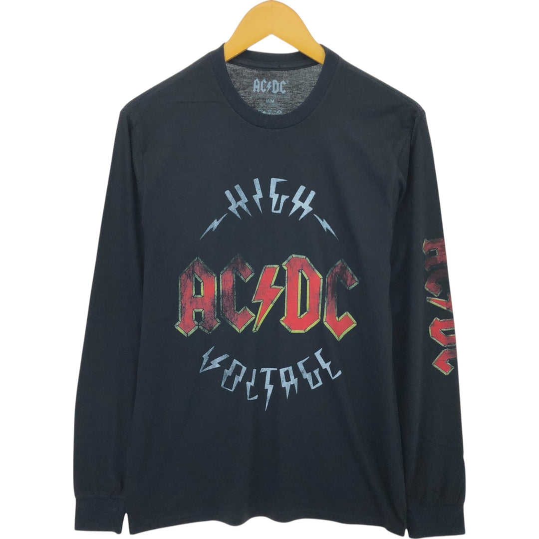 AC/DC ACD Long Sleeve T-Shirt Band Tee Men's M Size /eaa504123