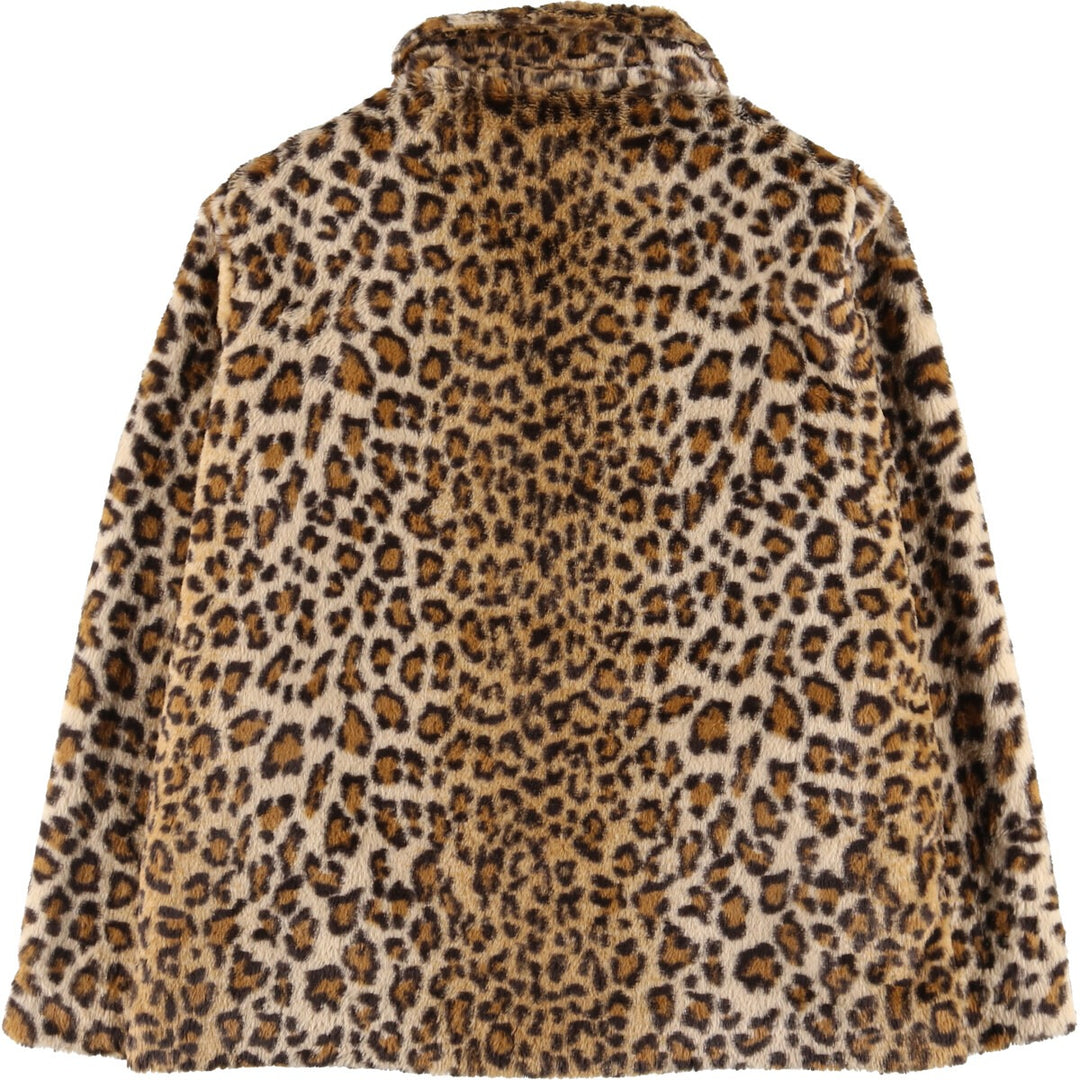 MURAL Leopard Pattern Faux Fur Short Coat Women's M size /eaa504165