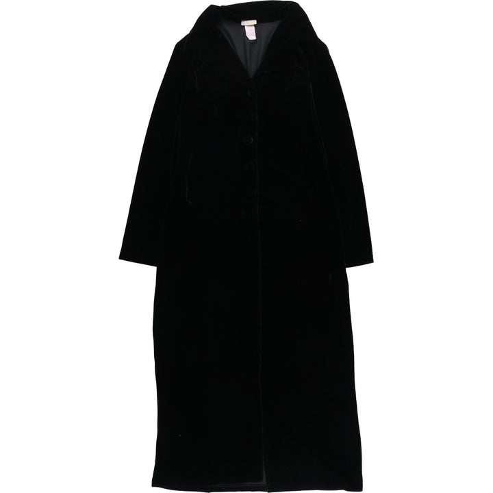 Rubber Ducky Front Opening Velvet Tight Dress Velvet Coat Made in USA Women's L Size /eaa504180