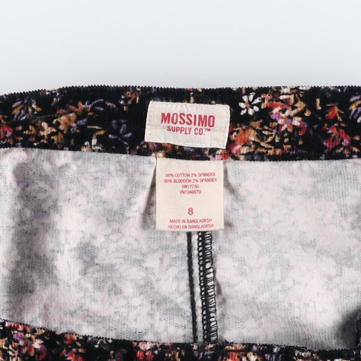 MOSSIMO Floral Corduroy Mini Skirt Women's XL Size /eaa504181