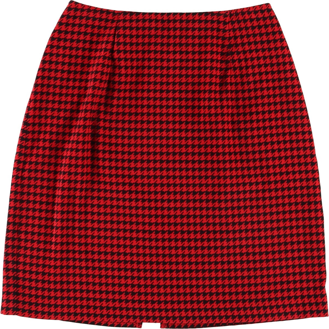 Houndstooth pattern tight mini skirt for women, size S /eaa504182