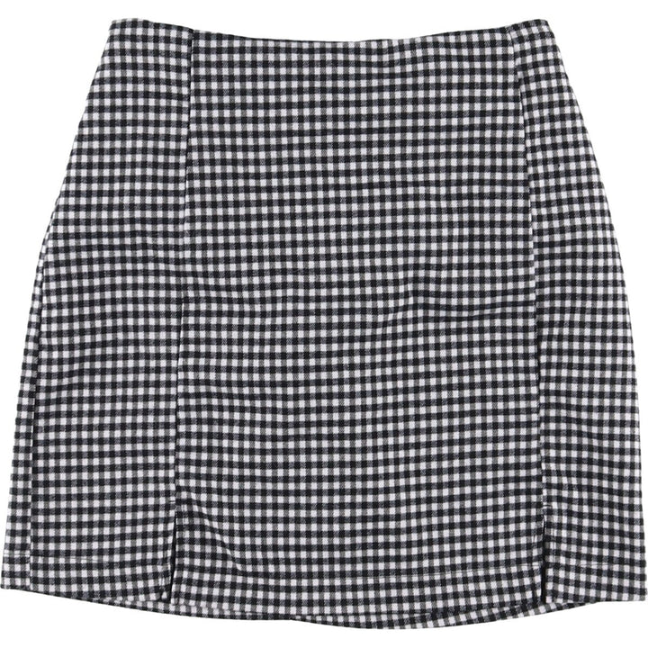 eye shadow gingham check tight mini skirt for women size M /eaa504186