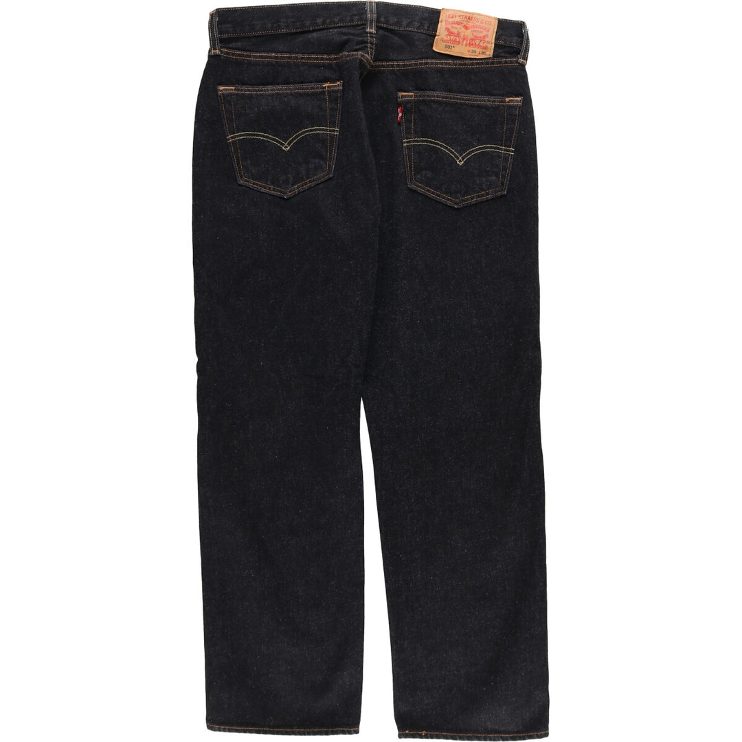 Levi's 501 Black Denim Straight Denim Pants Men's W35 equivalent / eaa504220