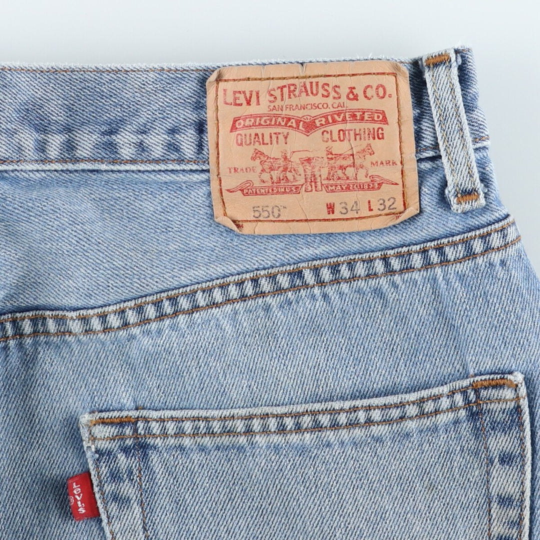 00'S Levi's 550 Relaxed Fit Tapered Denim Pants Men's W34 equivalent / eaa504249