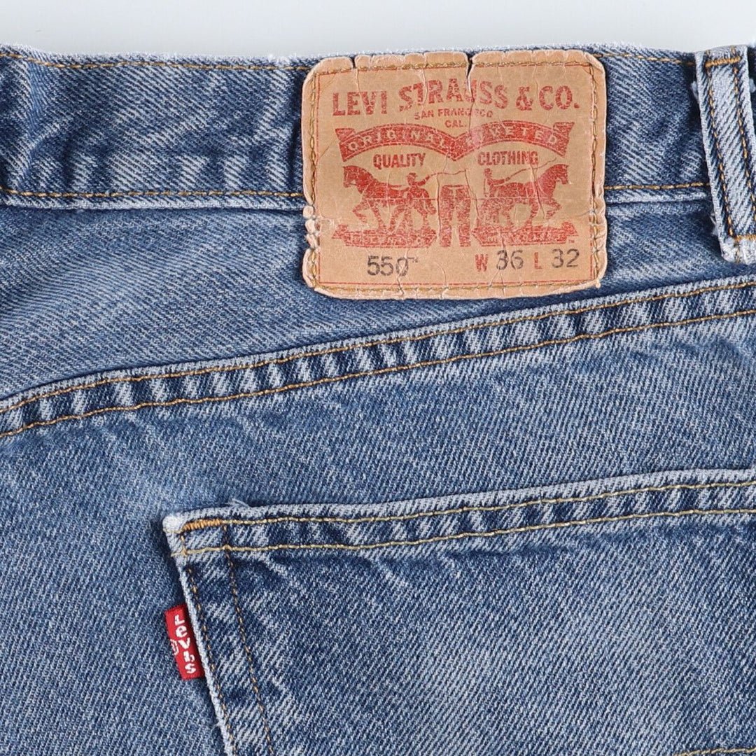 Levi's 550 tapered denim pants for men, size W36 / eaa504260