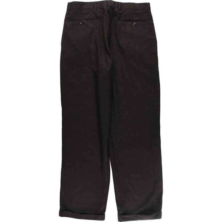 Daniel Gray Two-pleat slacks wide pants for men, equivalent to W34 / eaa504273