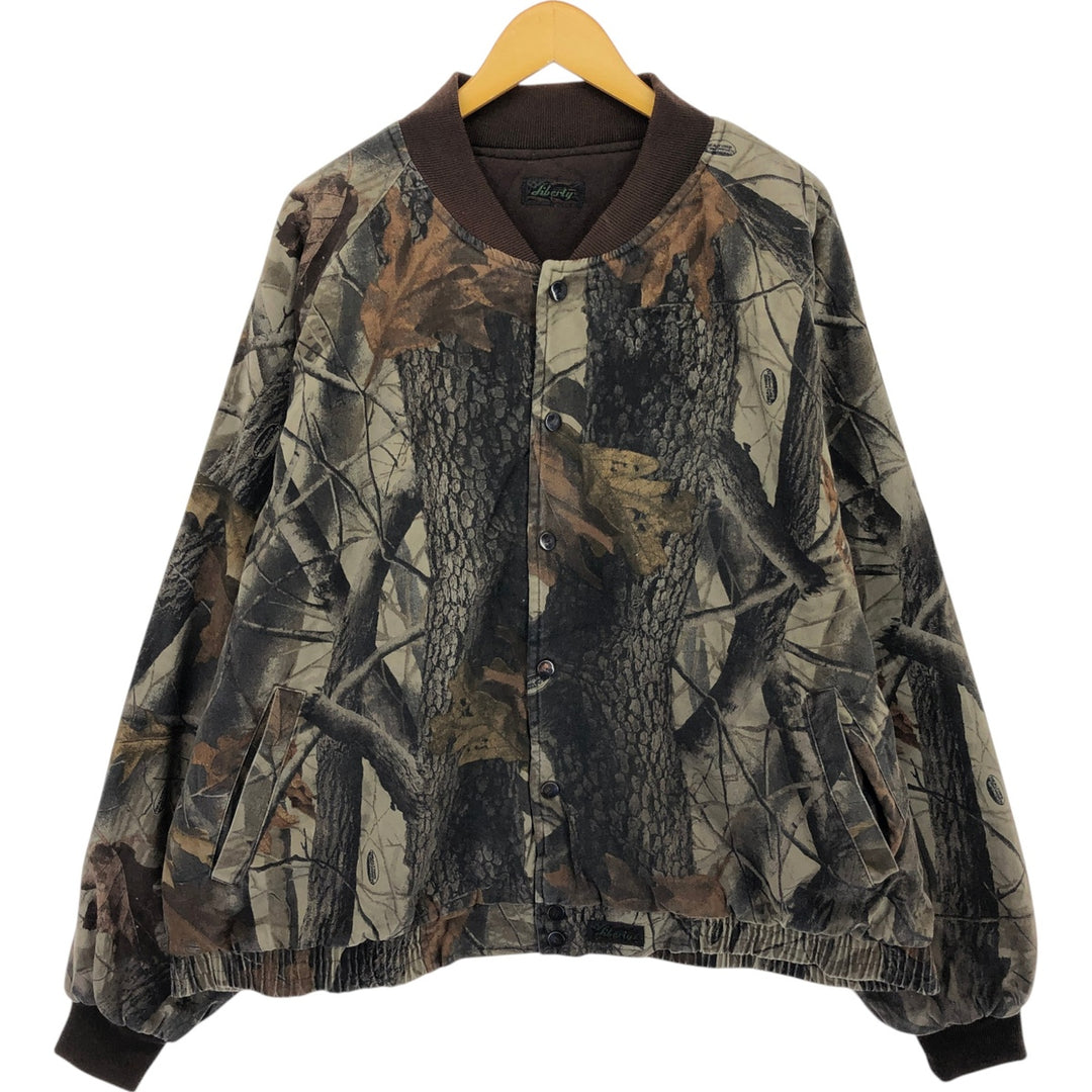 90'S Liberty Camouflage Pattern Real Tree Camo Padded Blouson Men's XXL Vintage /eaa504300