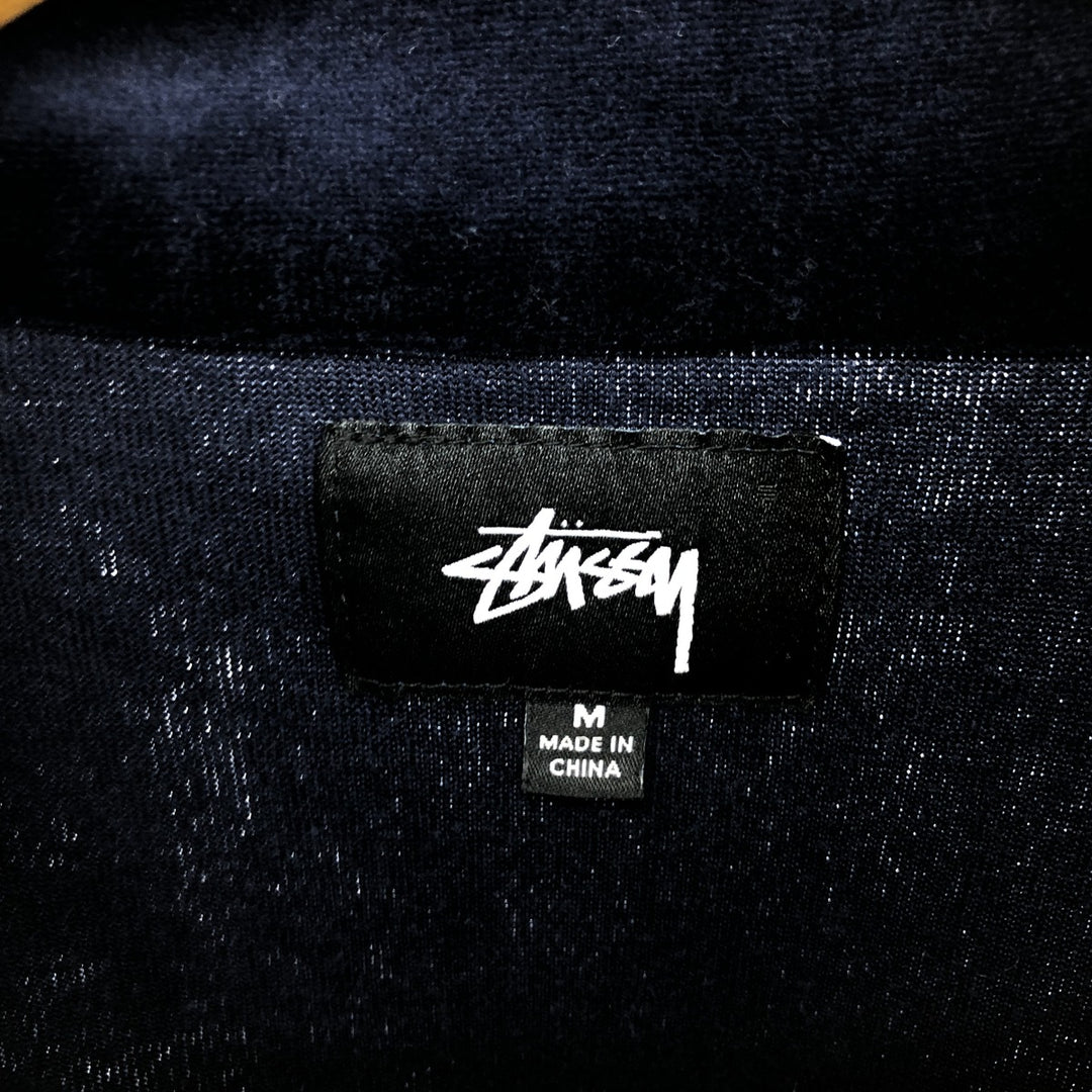 STUSSY Velour Jersey Track Jacket Men's M size / eaa504302