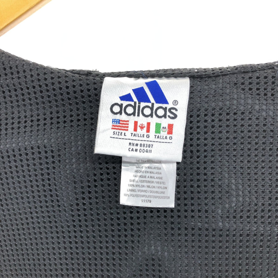 90s~00'S Adidas Hooded Windbreaker with Back Logo, Men's Size L / eaa504322