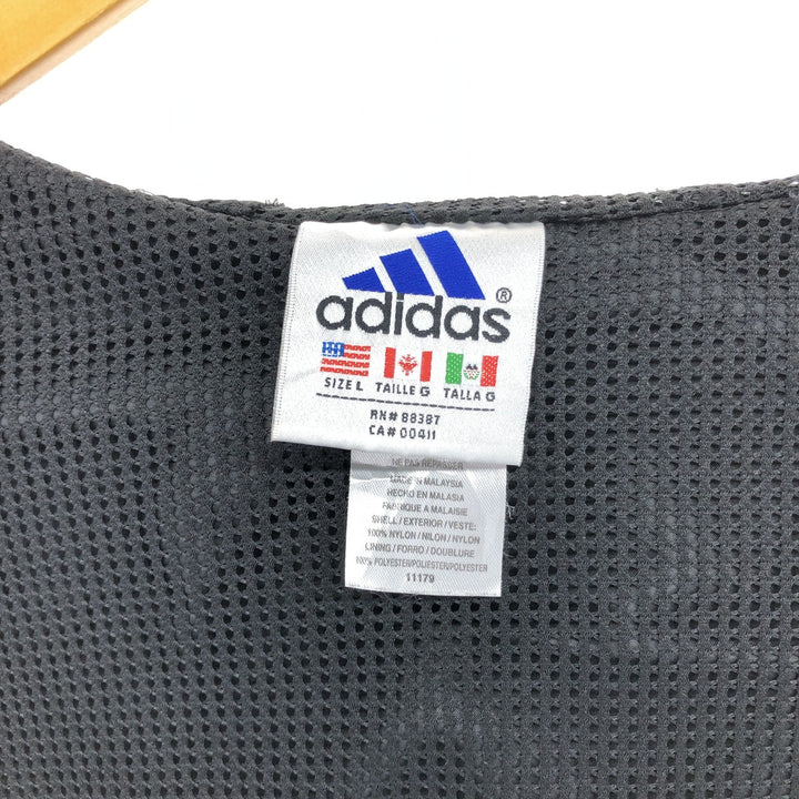 90s~00'S Adidas Hooded Windbreaker with Back Logo, Men's Size L / eaa504322