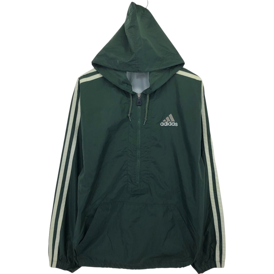 90s~00'S Adidas Back Logo Half Zip Anorak Hoodie Men's M Size Vintage / eaa504330