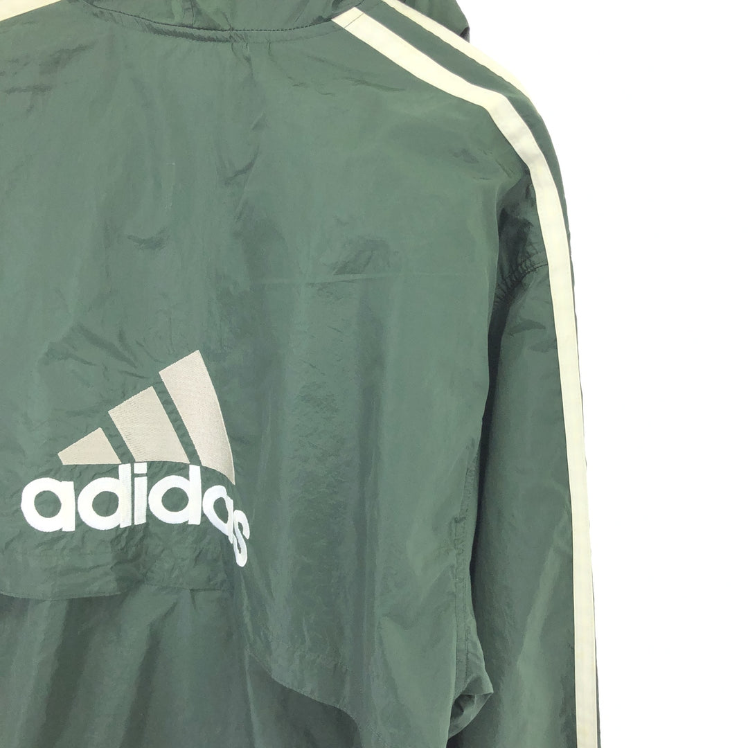 90s~00'S Adidas Back Logo Half Zip Anorak Hoodie Men's M Size Vintage / eaa504330