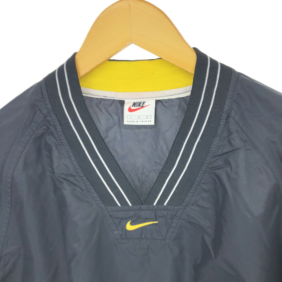 90'S Nike V-neck nylon pullover, men's size L, vintage / eaa504362