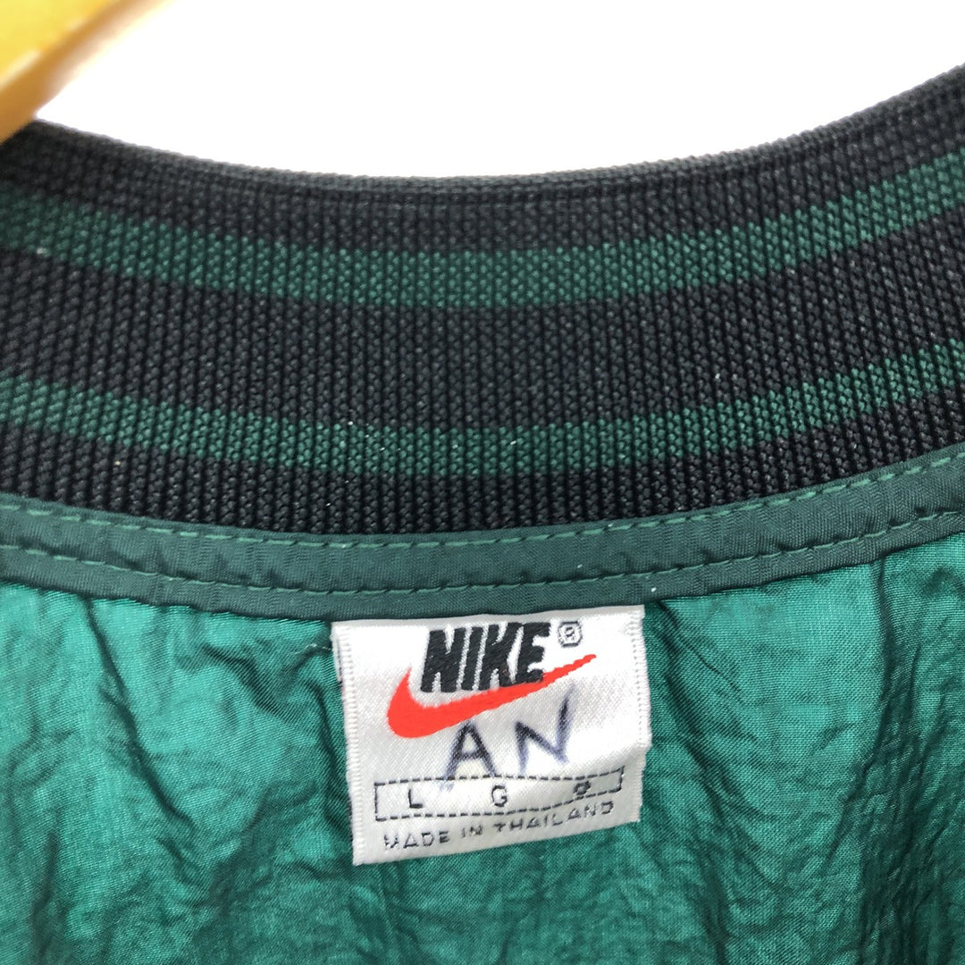 90'S Nike V-neck nylon pullover, men's size L, vintage / eaa504364