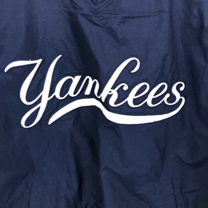 Majestic MLB NEW YORK YANKEES New York Yankees V-neck nylon pullover Men's XL equivalent /eaa504370