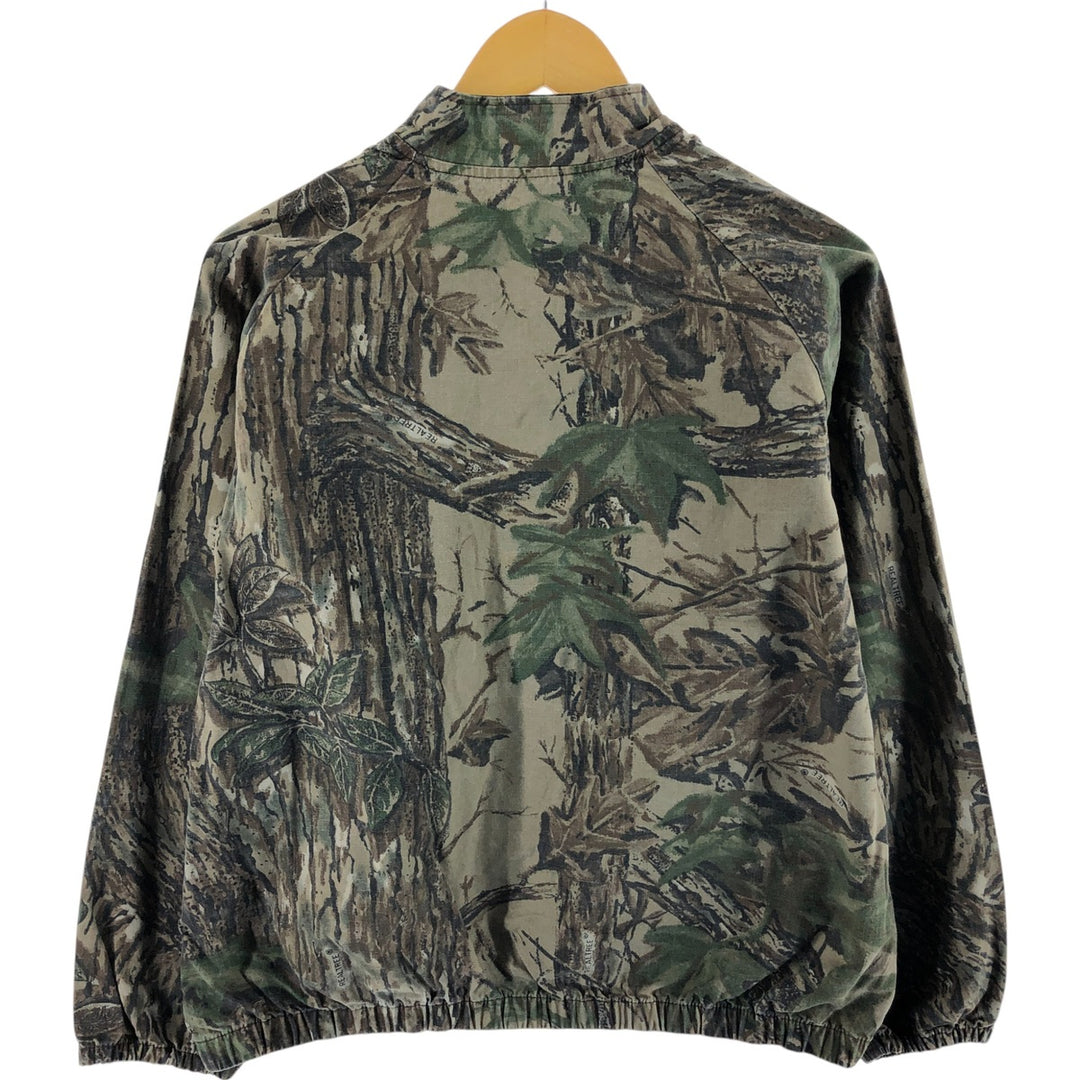 80s-90'S Liberty Camouflage Pattern Real Tree Camo Ripstop Cotton Jacket Made in USA Men's M Size Vintage /eaa504466