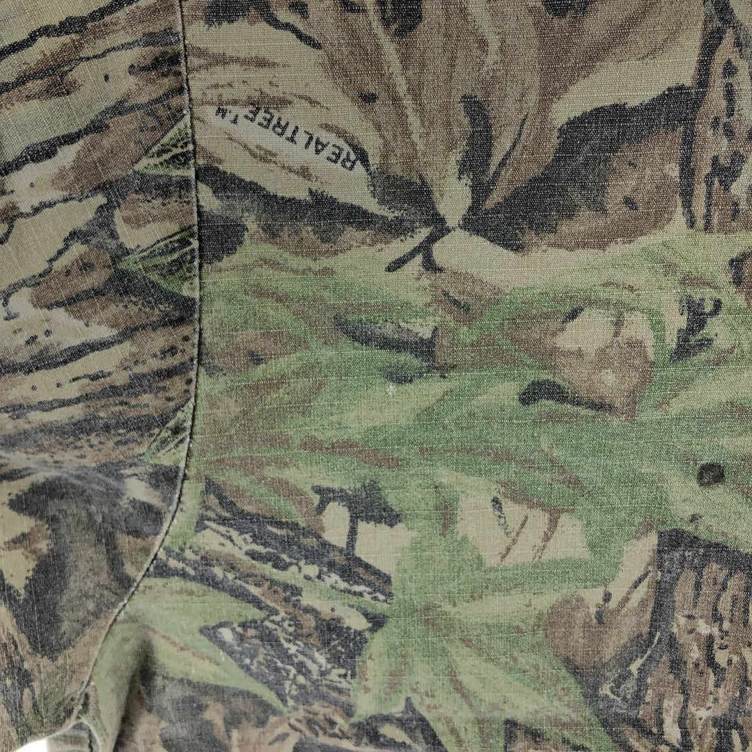 80's RED HEAD camouflage pattern real tree camo ripstop jacket men's XL equivalent vintage /eaa504467