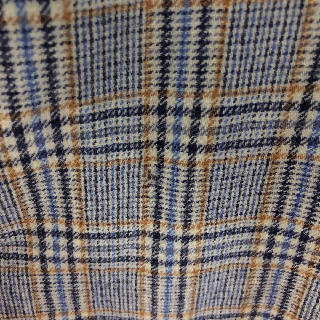 70'S Pendleton Check Pattern Wool Shirt Made in USA Men's L Size Vintage /eaa504500