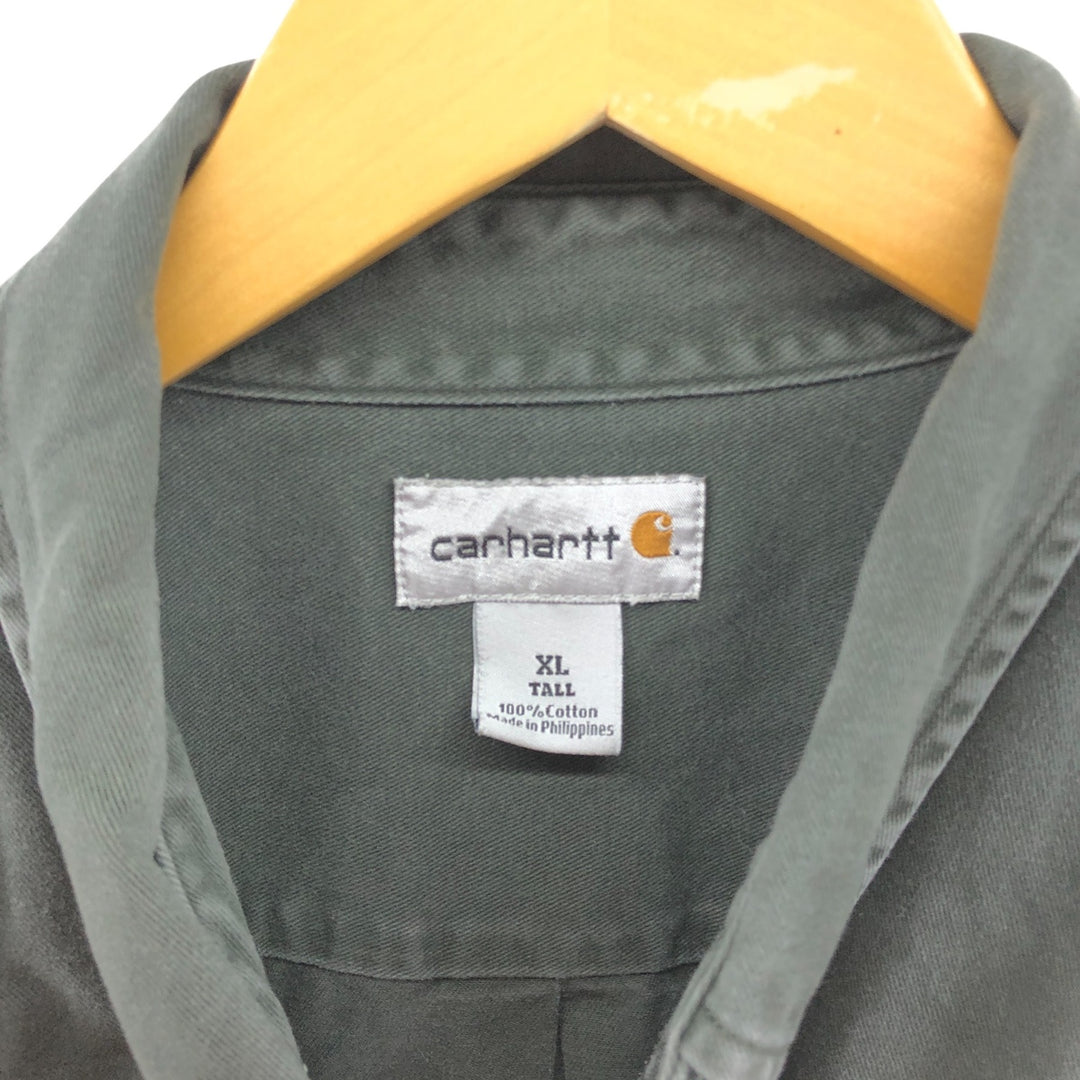 Carhartt Long Sleeve Button Down Work Shirt Men's XL /eaa504510