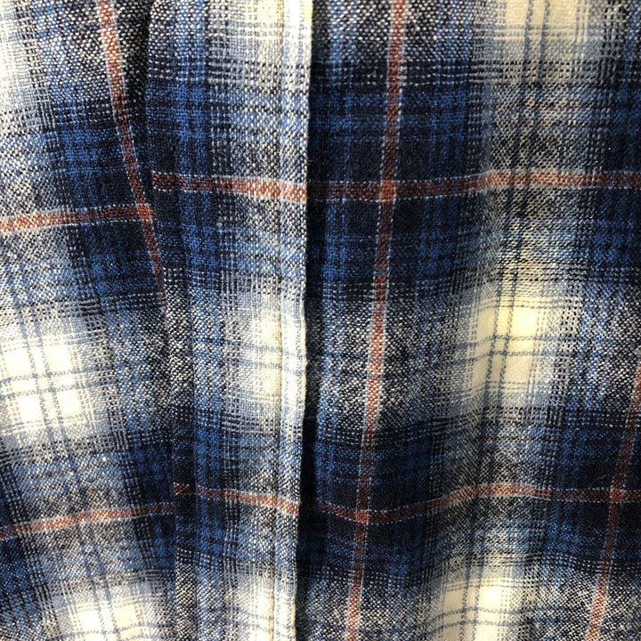 70'S Pendleton Check Pattern Ombre Check Wool Shirt Made in USA Men's XL Vintage /eaa504521