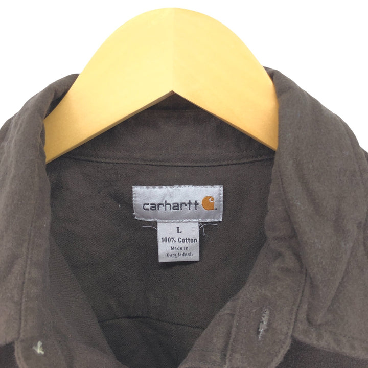 Carhartt Long Sleeve Work Shirt Men's Size L /eaa504522