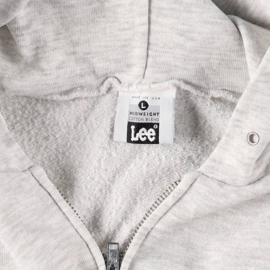 Lee Sweat Full Zip Hoodie Made in USA Men's L size /eaa504596