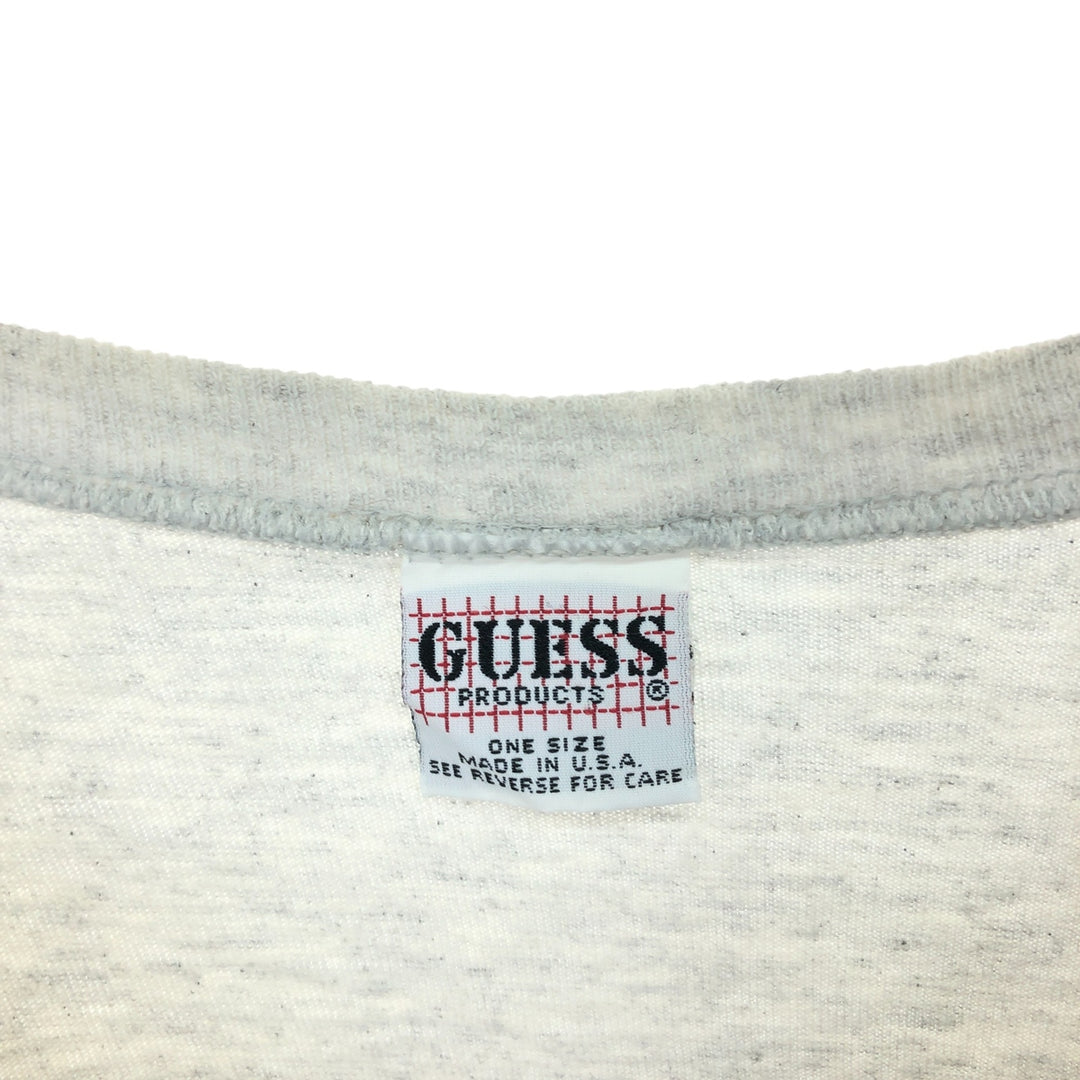 90'S Guess Long Sleeve T-Shirt Made in USA Men's L Size Vintage /eaa504605