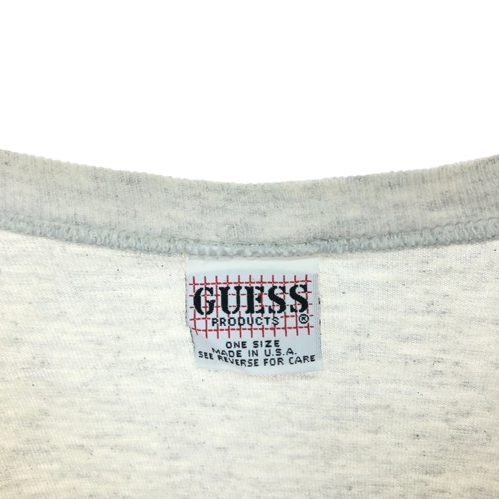 90'S Guess Long Sleeve T-Shirt Made in USA Men's L Size Vintage /eaa504605