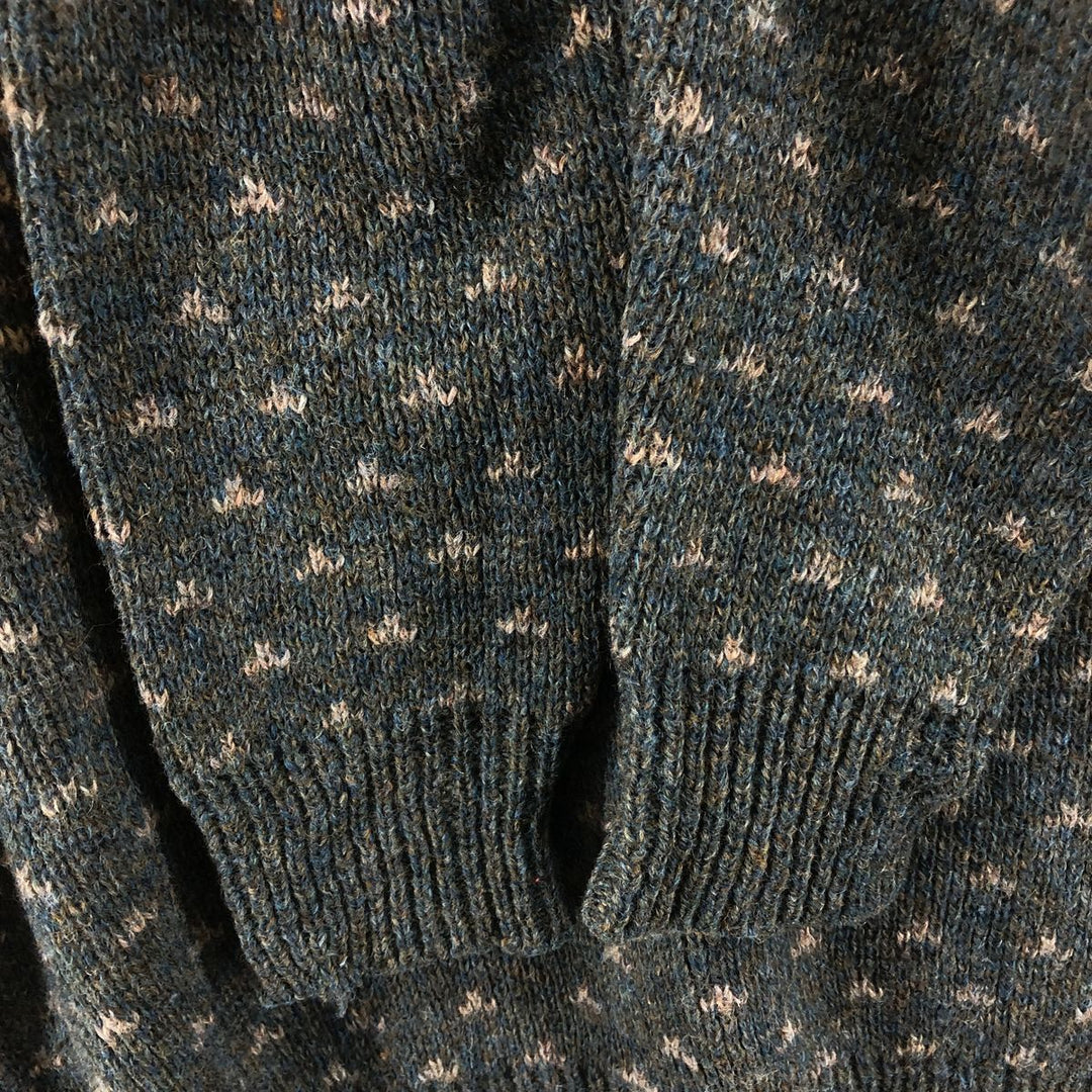 70'S Pendleton Animal Pattern Wool Knit Sweater Made in USA Men's M Size Vintage /eaa504650