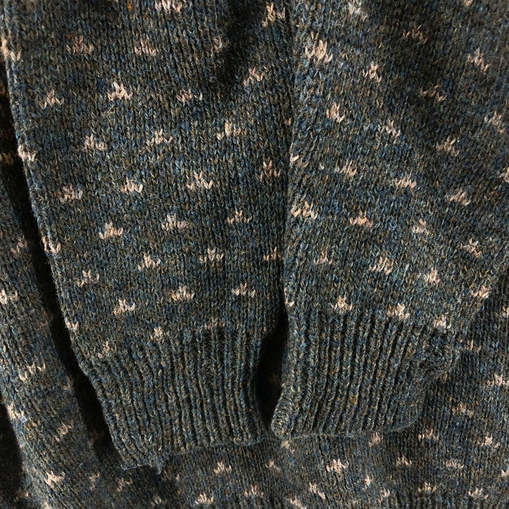 70'S Pendleton Animal Pattern Wool Knit Sweater Made in USA Men's M Size Vintage /eaa504650