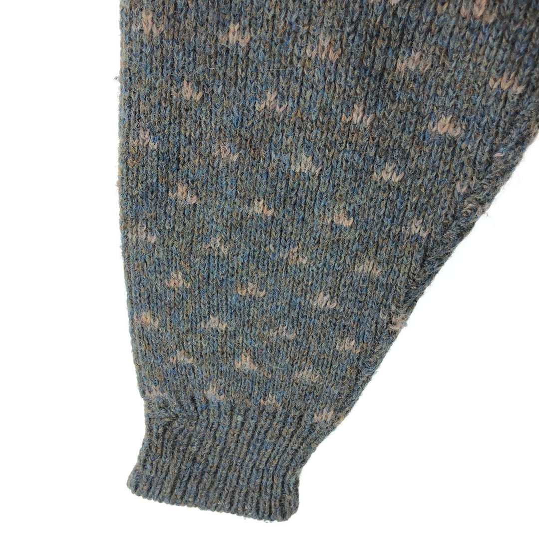 70'S Pendleton Animal Pattern Wool Knit Sweater Made in USA Men's M Size Vintage /eaa504650