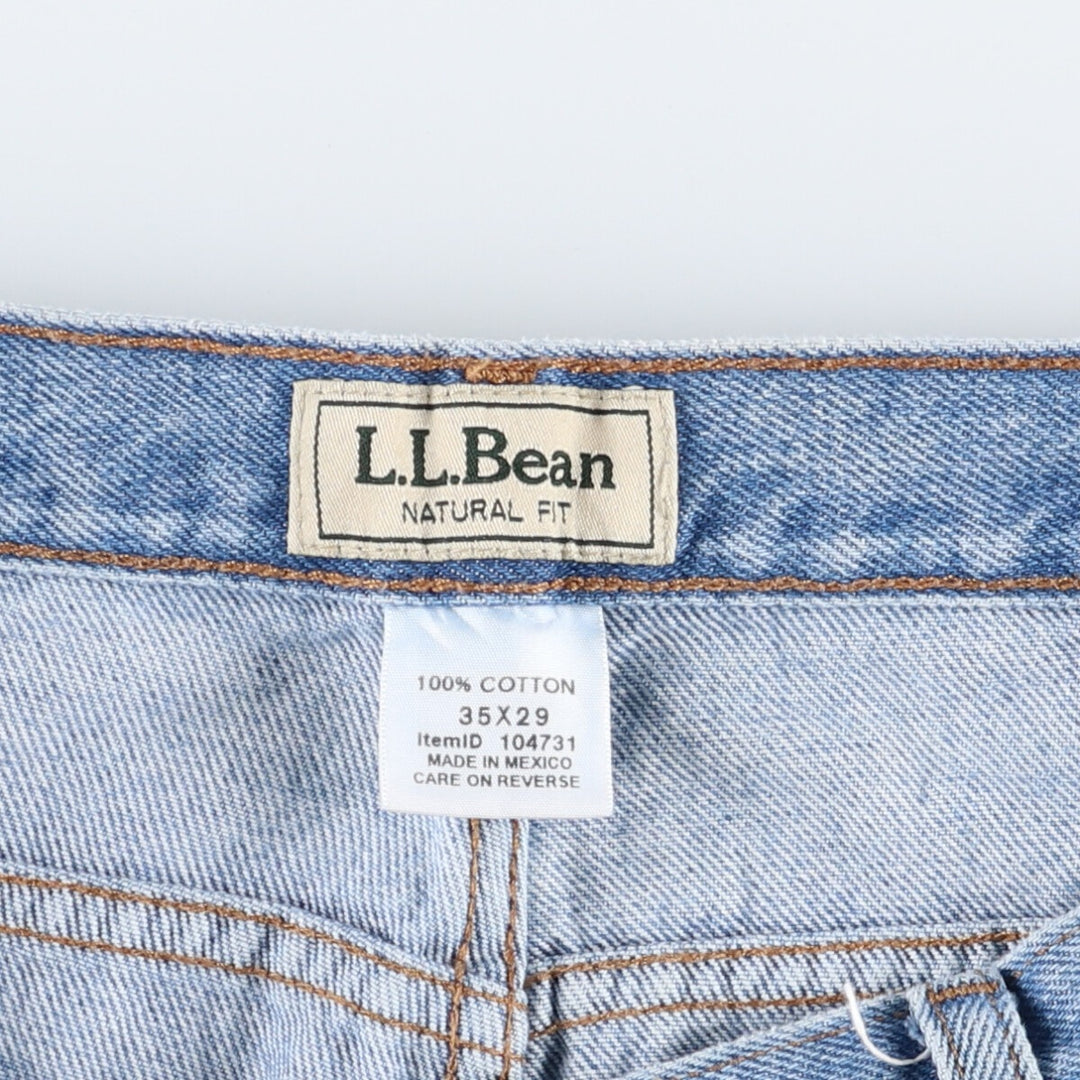 LLBean NATURAL FIT tapered denim pants for men, size w34 equivalent / eaa504682