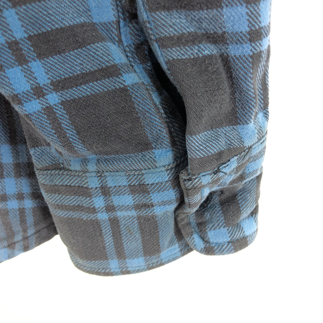 80s-90'S Dickies Long Sleeve Heavy Flannel Check Shirt Men's L Size Vintage / eaa504710