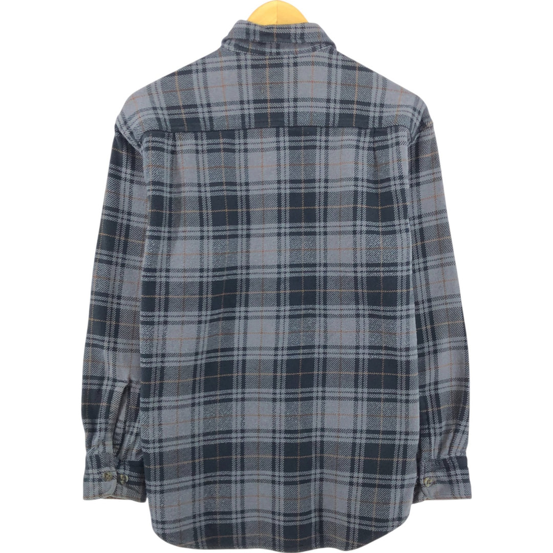 90s~00'S St. John's Bay Long Sleeve Heavy Flannel Check Shirt Men's Medium Vintage /eaa504715