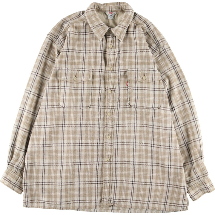 Levi's Long Sleeve Heavy Flannel Check Shirt Men's XL / eaa504719