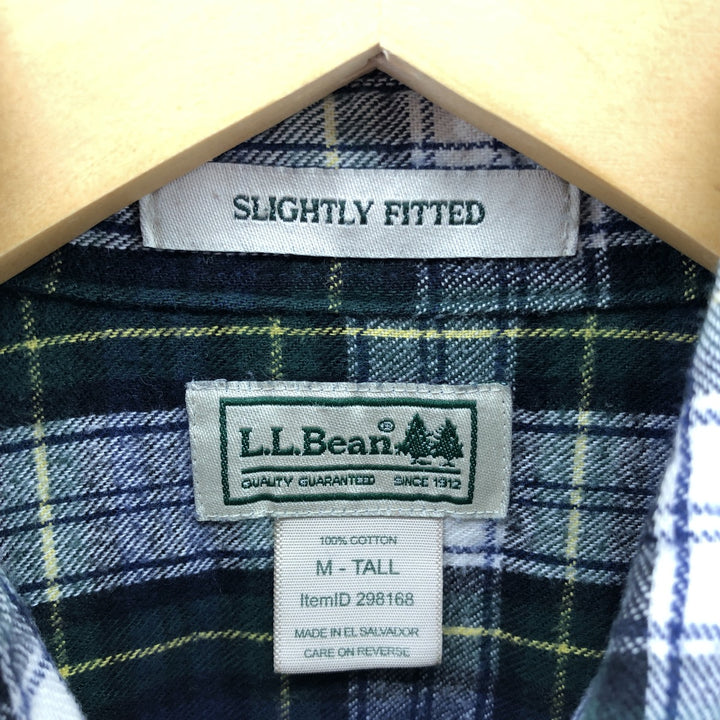 LLBean Long Sleeve Button Down Flannel Shirt Men's M Size /eaa504742