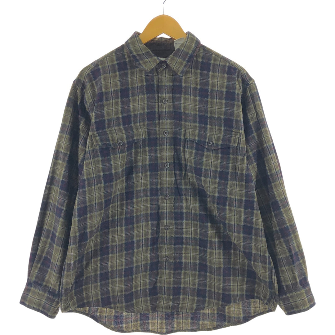 90'S GAP Old Gap Check Pattern Wool Shirt Men's L Size Vintage /eaa504761