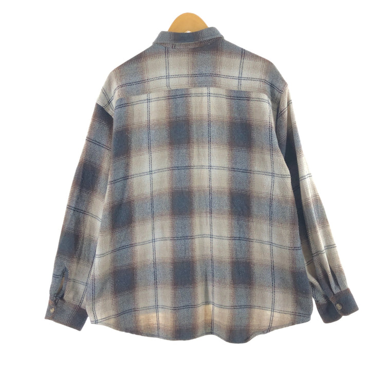 Struggle's Check Pattern Wool Shirt Men's XL /eaa504766