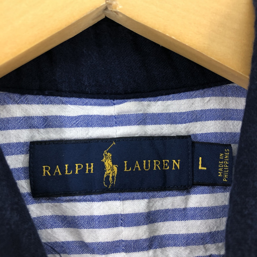 Ralph Lauren long sleeve button down shirt, men's size L / eaa504799