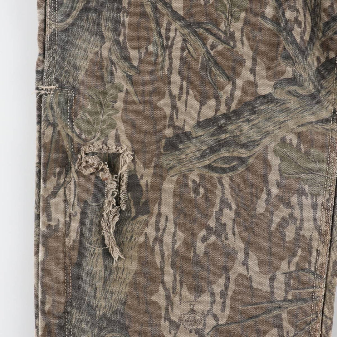 Carhartt Camouflage Pattern Real Tree Camo Duck Overalls Men's W36 equivalent / eaa504808