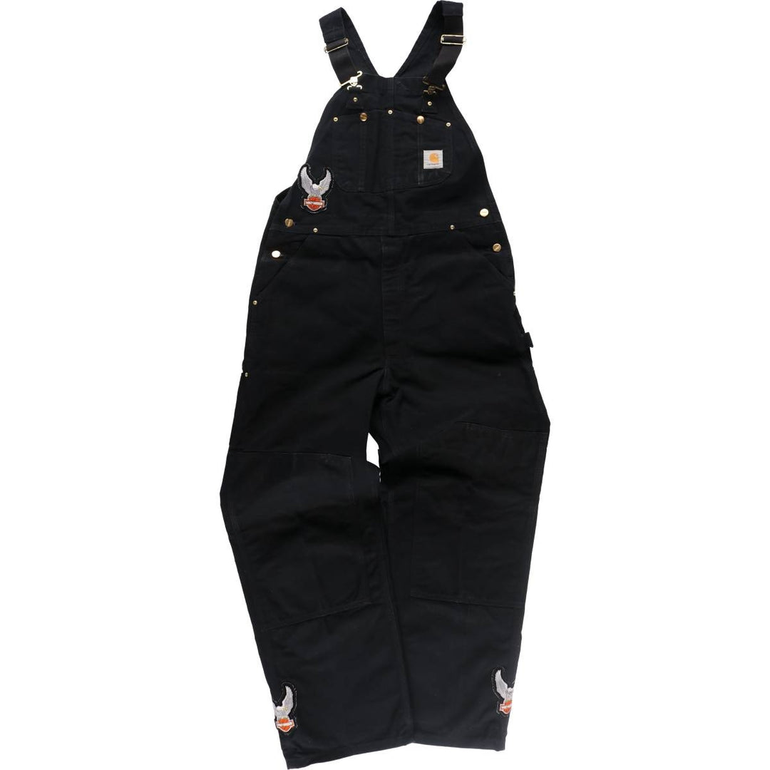 Carhartt Harley-Davidson Double Knee Duck Overalls for Men, Size W37 / eaa504809