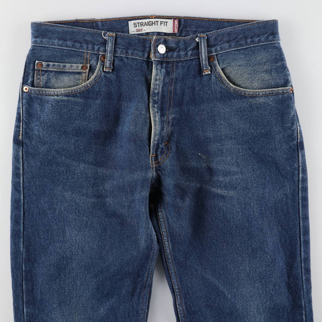 Levi's 505 STRAIGHT FIT tapered denim pants for men, size w34 / eaa504884